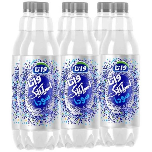 آب گازدار ساده واتا اسپارکلینگ بسته 6 عددی