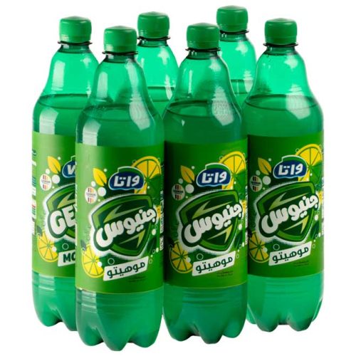نوشابه گازدار جنیوس موهیتو بسته 6 عددی