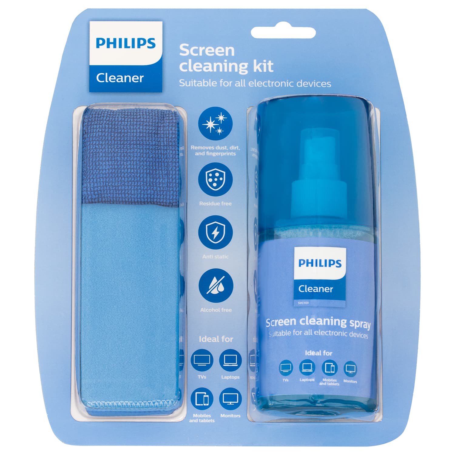 387497-philips-screen-cleaning-kit کیت تمیز کننده نمایشگر - تصویر 1